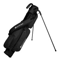 Orlimar Pitch 'N Putt Elite Synthetic Leather Sunday Golf Bag, Black (OR125229)