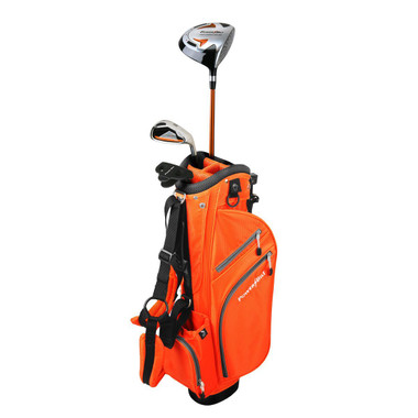 PowerBilt Junior Boys' Orange Golf Set (Ages 3-5), Right or Left Hand (PB697303)