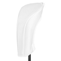 no logo synthetic leather white hybrid headcover, large