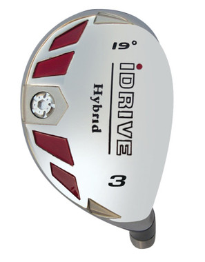 idrive hybrid golf head, burner style, right or left hand