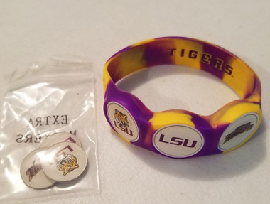LSU Tigers Wristskins Golf Ball Marker Bracelet