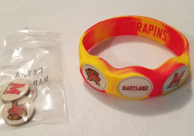 Maryland Terrapins Wristskins golf ball marker bracelet