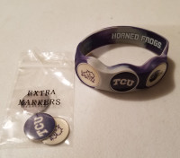 TCU Horned Frogs wristskins golf ball marker bracelet
