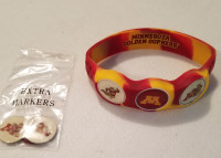 Minnesota Golden Gophers Wristskins golf ball marker bracelet