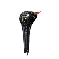 snake golf driver head cover, headcover, black, viper