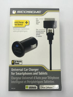 Scosche Universal Car charger for iphone4/android