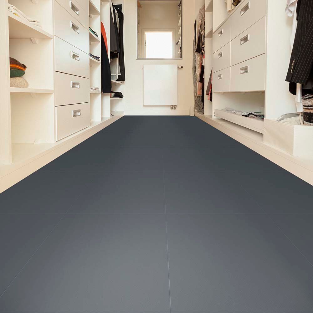 Perfection Floor Tile Leather Pattern closet flooring perfection-floor-leather-look-dark-grey-rhino-closet.jpg