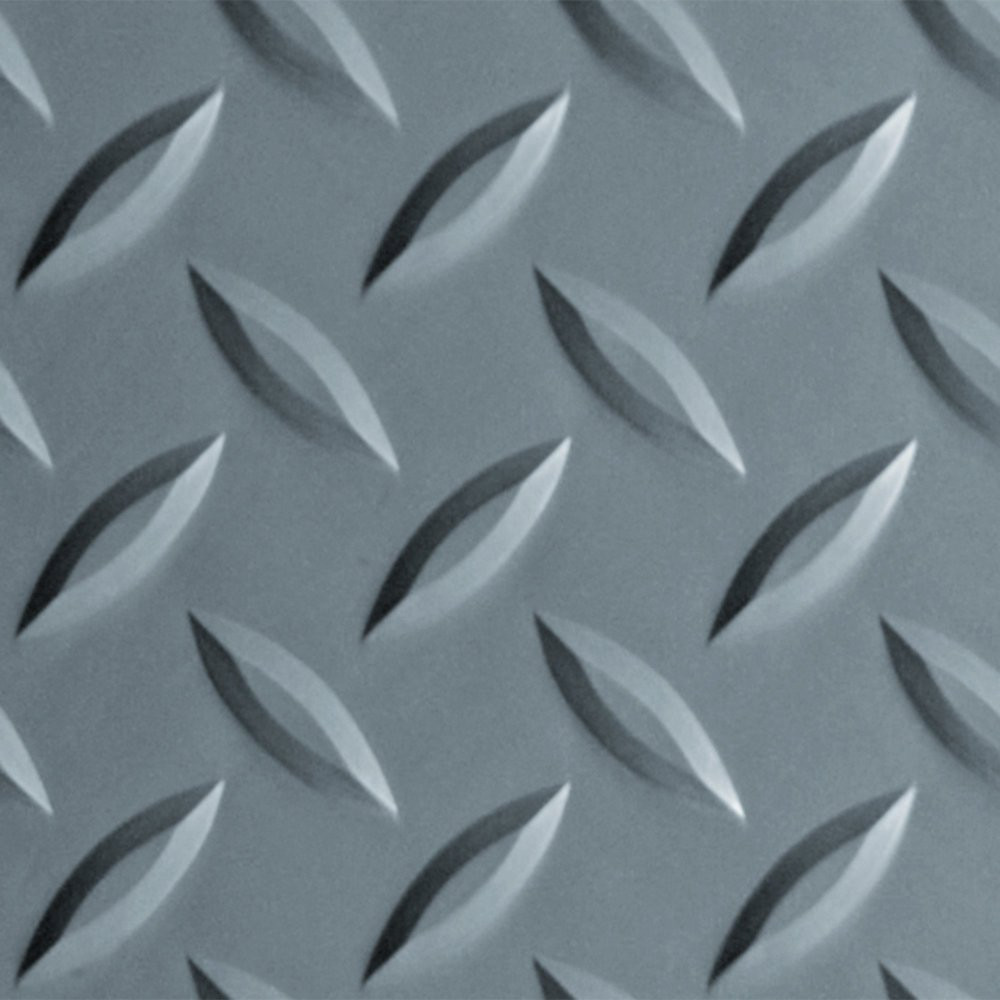 G Floor Diamond Tread 8 5 W X 22 L 75 Mil Roll Out Floor Covering