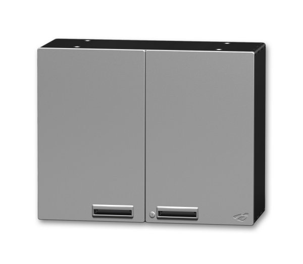 hercke 24" overhead cabinet available in s72 stainless steel, or s73