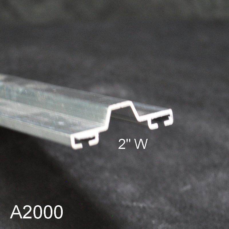 Aluminum Overhead Garage Door Bottom Seal Retainer A2000 Tongue and Grove