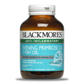 Helping you to boost your omega-3 and omega-6 levels 
Blackmores Evening Primrose Oil + Fish Oil contains omega-3 and omega-6 essential fatty acids, which are important for the structure and function of cell membranes and growth of skin and hair. Halal Certified.