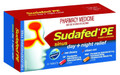 Sudafed PE Sinus Day + Night Relief 24 tabs
