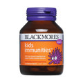 Helping you to support your kid’s immune system 
Blackmores Kid’s Immunities™ contain vitamin C plus 4 other key immune ingredients vitamins: A, D,E and zinc. A great tasting orange-flavoured chewable tablet with no artificial colours, sweeteners or flavours.