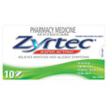zyrtec 10mg 10 tablets