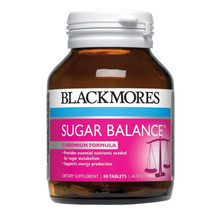Helping you to assist sugar and carbohydrate metabolism 
Blackmores Sugar Balance™ is a chromium formula providing the essential nutrients needed for the metabolism of sugar, and for energy production.