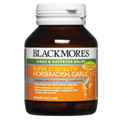 Helping you to relieve nasal congestion 
Blackmores Super Strength Horseradish, Garlic + C is a potent combination of herbs that have traditionally been used to relieve symptoms of sinusitis and upper respiratory tract infections.