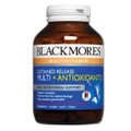 Helping you to take a simple step today for a healthy tomorrow 
Blackmores Sustained Release Multi + Antioxidants provides a range of important vitamins and minerals to help maintain good health. It’s packed with antioxidants which help protect cells from free radical damage.