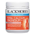 Helping you to aid management of calcium deficiency states 
Blackmores Total Calcium + Magnesium is an aid for the management of calcium deficiency states. It may assist in the prevention and/or treatment of osteoporosis.