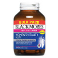 Helping you to stay energised and healthy 
Blackmores Women's Vitality Multi provides support for women’s hectic lifestyles by helping to fill nutritional gaps in the diet and boost everyday energy levels.