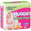 huggies nappy pants junior girl 26