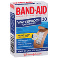 band-aid tough strips waterproof regular 20