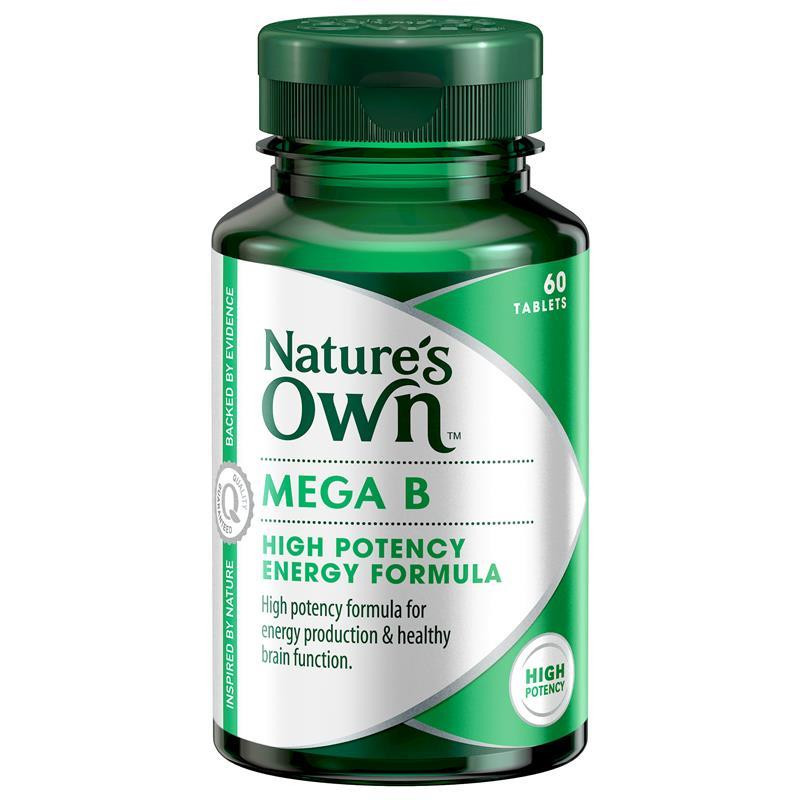 Nature's Own 0269 Mega B 150mg Sustained Release Tablets 60 - Chemist ...