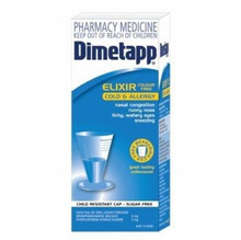 Dimetapp Allergic Rhinitis Colour Free Kids 2-5