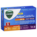 Vicks Action Cold and Flu Day and Night Relief 24 Pack