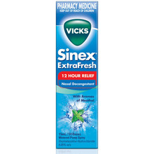  Vicks Sinex Extra Fresh Menthol Nasal Spray 15mL