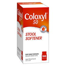 Coloxyl 50mg - 100 Tablets