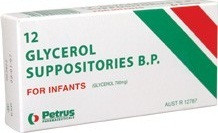 Glycerol Infant Suppositories Petrus 0.7G 12X1