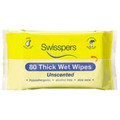 Dove Swisspers Thick Wet Wipes Unscented Refill 80s