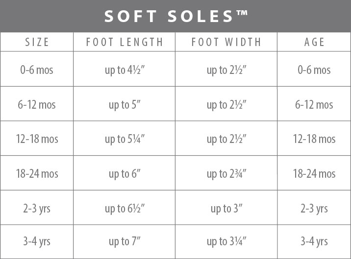 Robeez Baby Shoes Size Chart Robeez Baby Shoes Size Chart