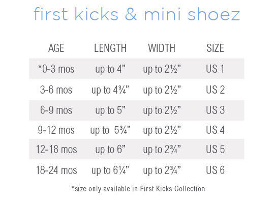 Baby, Infant, Toddler Shoes Sizing Help | Robeez