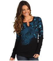 Lucky Brand Faded Peacock Thermal