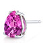 14 kt White Gold Pear Shape 1.75 ct Pink Sapphire Earrings E18566