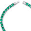 13.00 ct Princess Cut Emerald Bracelet in Sterling Silver SB4310