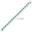 7.00 ct Oval Shape Emerald Bracelet in Sterling Silver SB4314