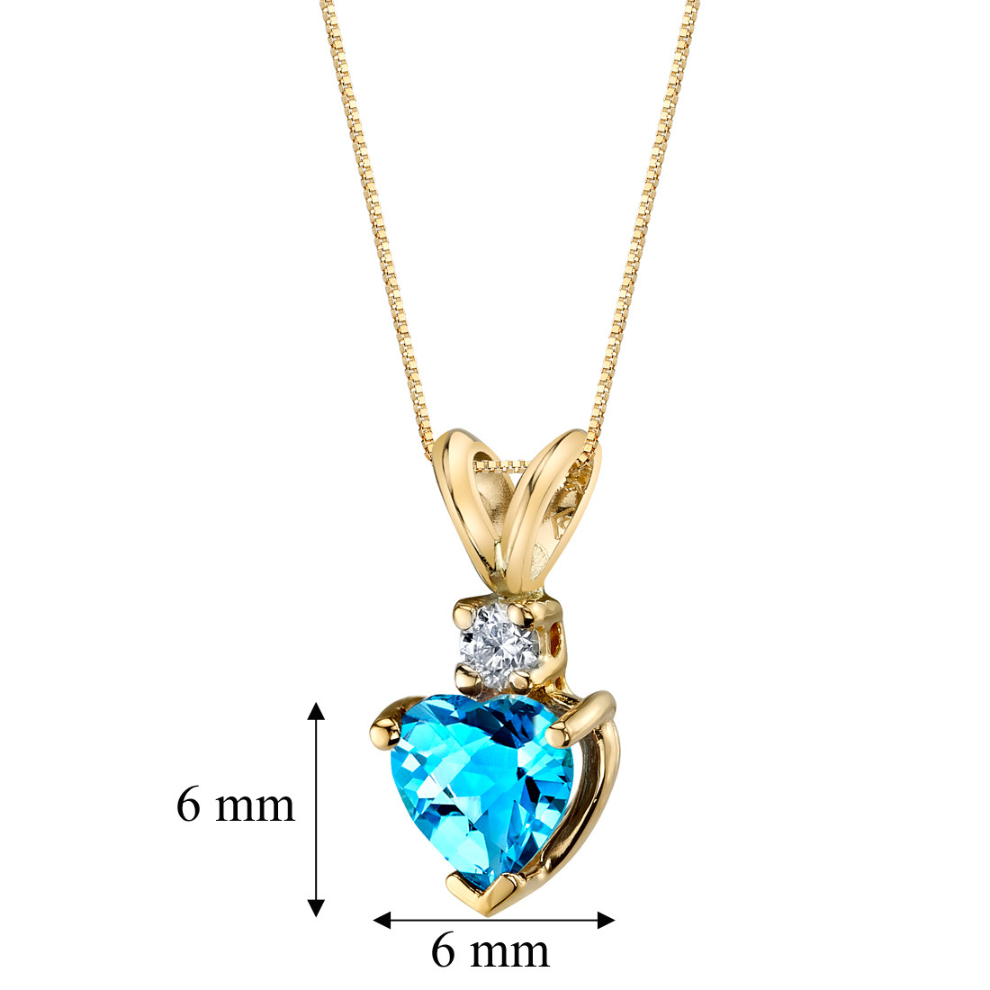 14K newest YELLOW GOLD PENDANT, 1 YELLOW TOPAZ, ROPE EDGE STYLE, HEART SHAPED