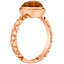 14k Rose Gold2.00 carat Citrine Cupola Solitaire Dome Ring