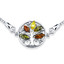 Baltic Amber Tree Of Life Sterling Silver Bolo Adjustable Bracelet