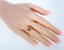 Citrine Sterling Silver Sweetheart Ring Sizes 5 to 9