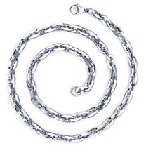 Impressive Style: Mens Stainless Steel Fancy Link Chain 20 Inch Necklace Style SN8920