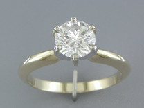 EGL CERT H/SI2 1.07CT DIAMOND SOLITAIRE RING Style R23184