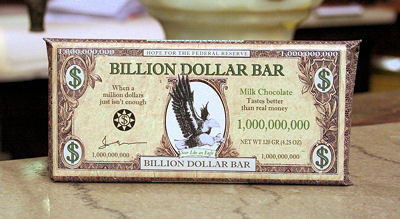 billion dollar chocolate candy