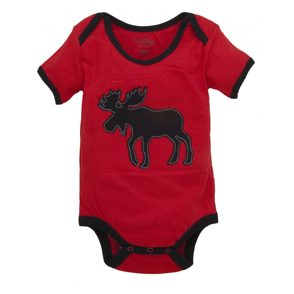 moose onesie baby