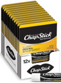 ChapStick Classic Original, 0.15 Oz Lip Balm Tube, Pack of 12