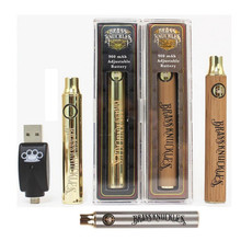 Brass Knuckles Battery Rechargeable 510 Thread Vape Pen-Color Gold