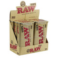 RAW - Pre-Rolled Tips In Tin (Pack Of 100) - (Display Of 6)