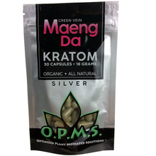OPMS Kratom Silver Maeng Da 18g, 30 caps 